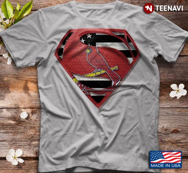 st louis cardinals superman shirt