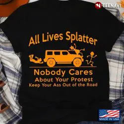 black lives splatter t shirt