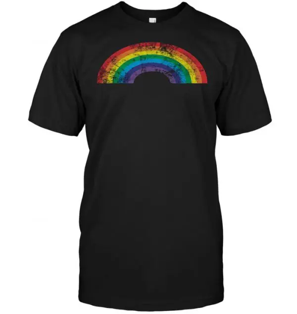rainbow shirt from the 80s