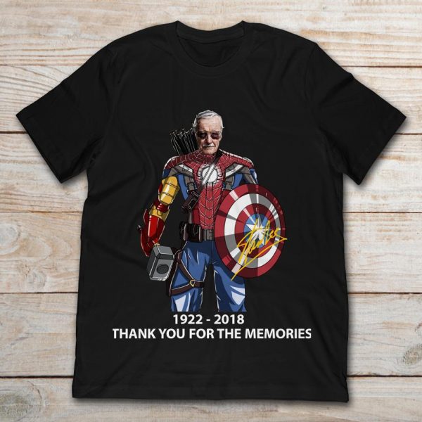 stan lee thanks for the memories shirt