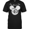 she wants the d disney shirt