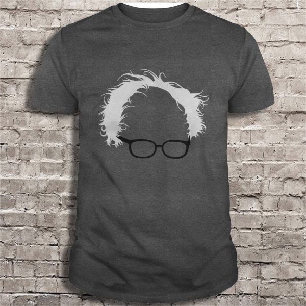 bernie sanders t shirts hair