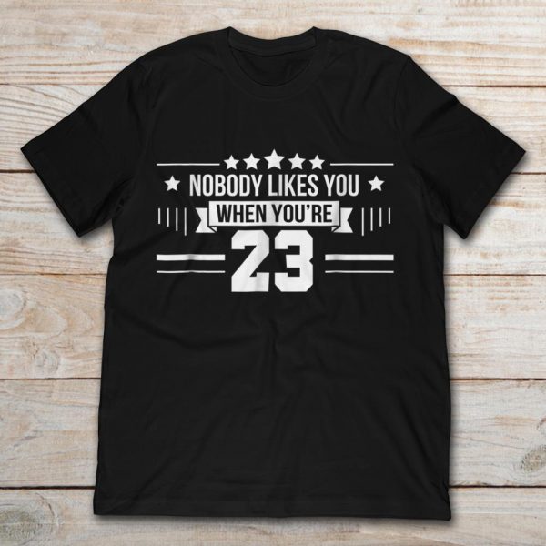 blink 182 nobody likes you when you re 23 shirt