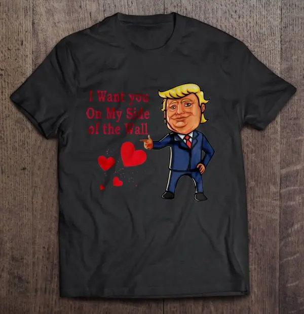 i want you on my side of the wall mug