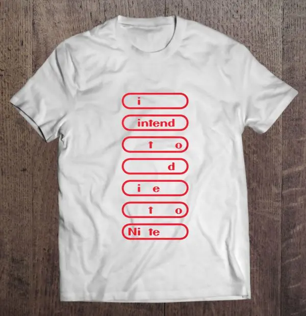 nintendo i intend to die