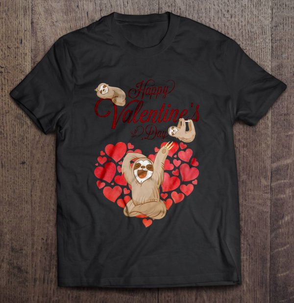 happy valentines day sloth