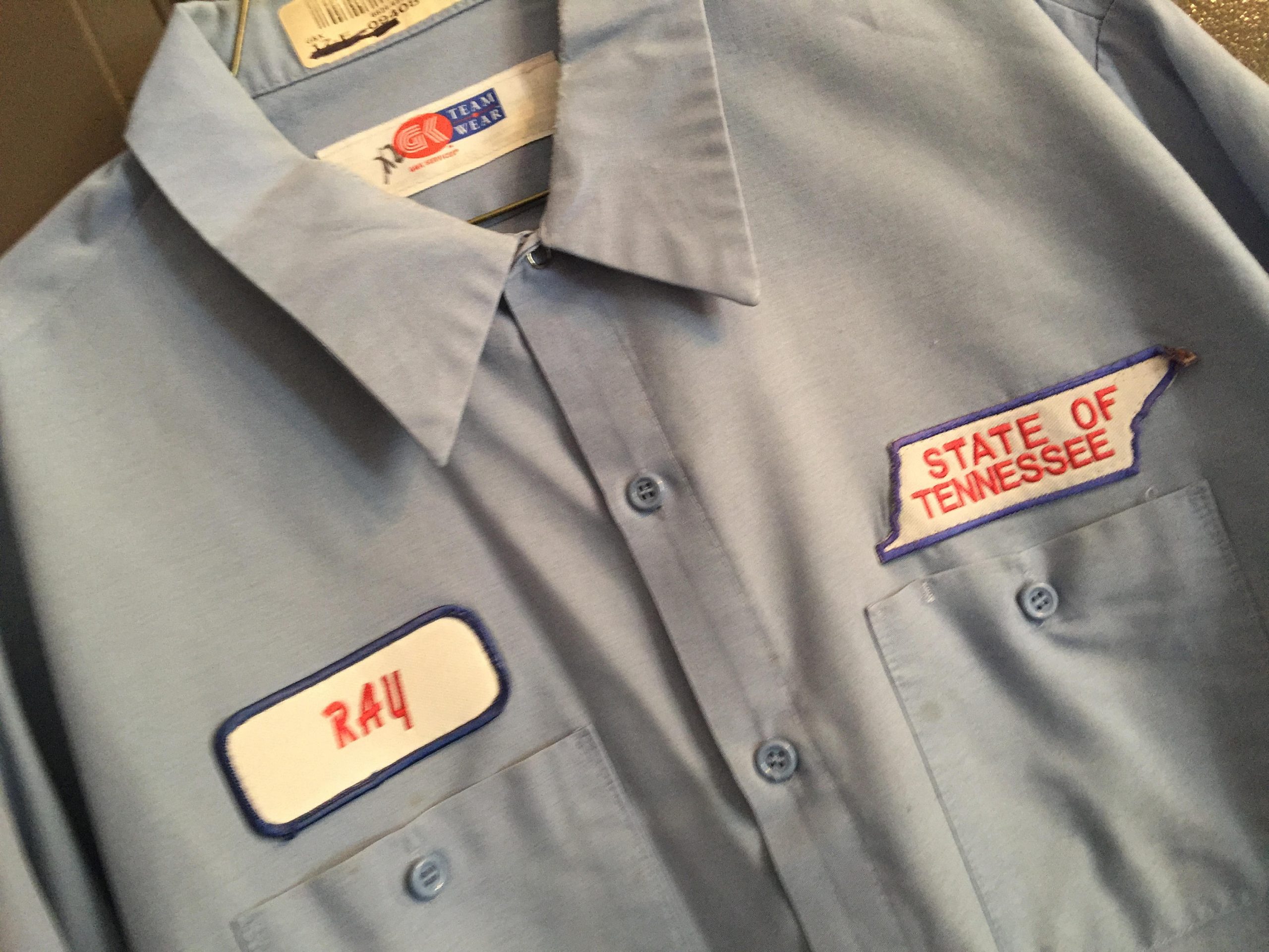 Uniform Shirt Jacket Arnold VTG USA Name Patch 