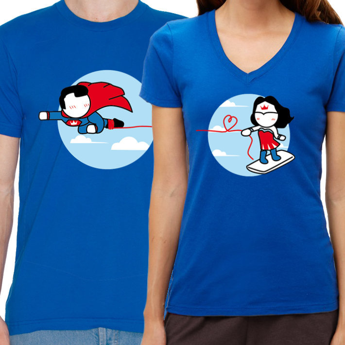 superman and wonder woman couple shirts superman and wonder woman couple shirts