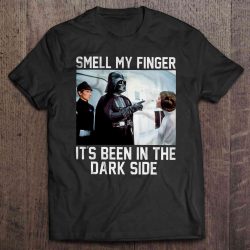 smell my finger it's been in the dark side