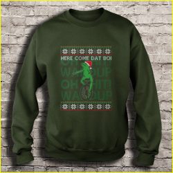here come dat boi christmas sweater