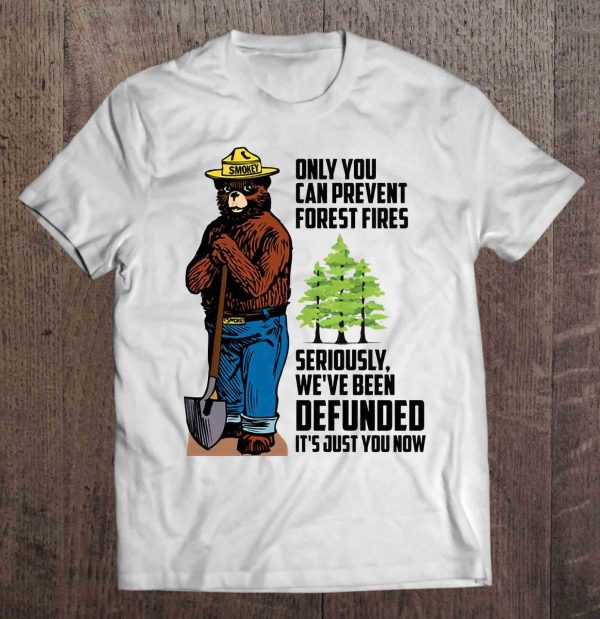 only you can prevent forest fires seriously we've been defunded