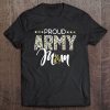 Proud Army Mom Daisy Flower And Camo Dog Tags Version