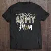 Proud Army Mom Daisy Flower And Camo Dog Tags Version