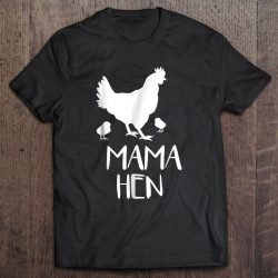 Mama Hen Chickens Silhouette Version