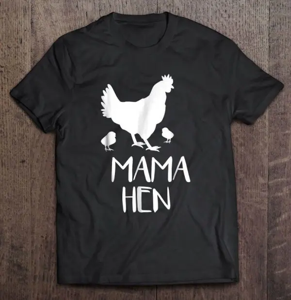 Mama Hen Chickens Silhouette Version
