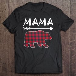 Mama Bear Plaid Family
