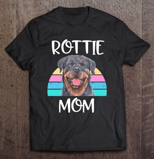 Proud Rottie Mom Sweater Rottweiler Dog Breed