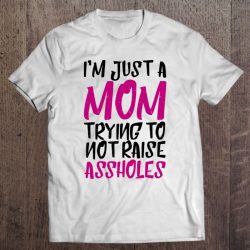 I’m Just A Mom Trying To Not Raise Assholes Motherhood Love