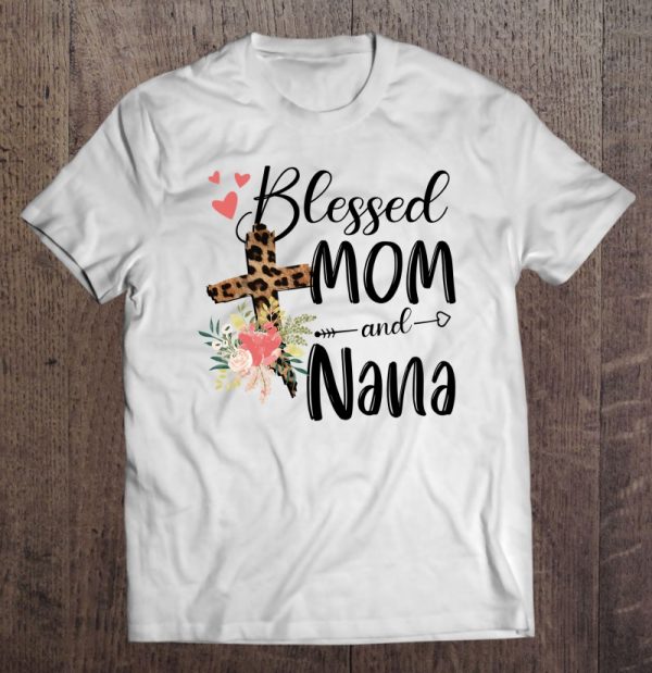 Blessed Mom And Nana Flower Leopard