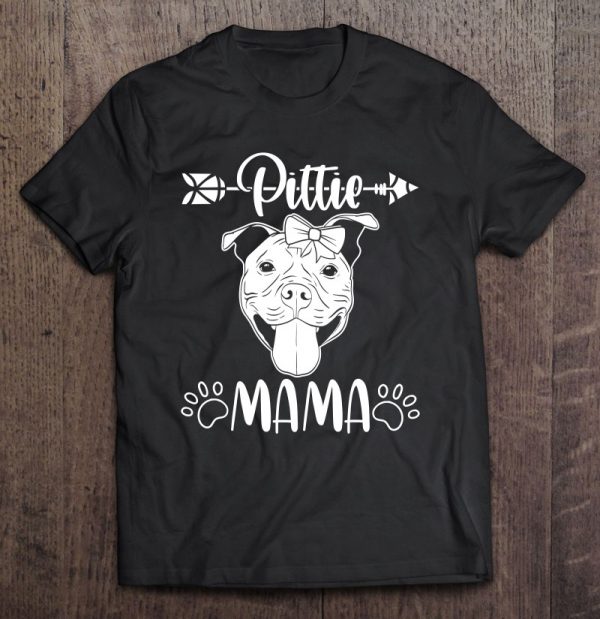 Pittie Mom Design American Pitbull Dog Lover Mothersday Gift