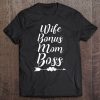 Womens Wife Bonus Mom Boss Step Mother Gift Bonus Mom