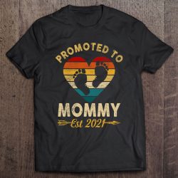 Promoted To Mommy Est 2021 Vintage Christmas Gift