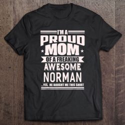 Proud Mom Of A Awesome Norman Mother Son Name