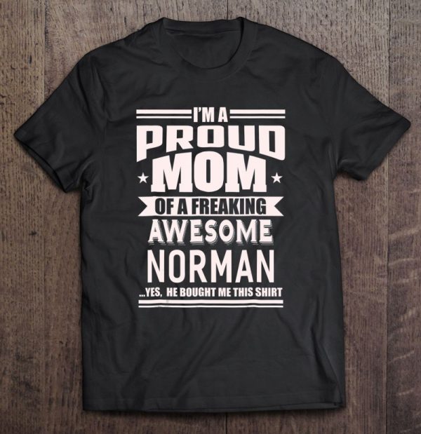 Proud Mom Of A Awesome Norman Mother Son Name