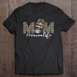 Momlife Leopard Skull Mom Life Mama Bad Moms Club Gift