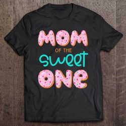 Womens Mom Of Sweet One 1St First Birthday Matching Family Donut Premium