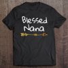 Women’s Blessed Nana Cute Gold Arrow Thanksgiving Gift