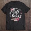 Womens Blessed To Be Called Bibi Shirt Thankful Blessed Bibi