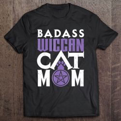 Wiccan Wiccan Cat Mom Shirt For Wicca Witch Pagan