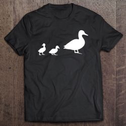 Mama Duck 2 Ducklings Shirt Animal Family Mothers Day