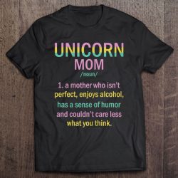 Womens Unicorn Mom Noun Gift Idea Christmas Birthday Lover