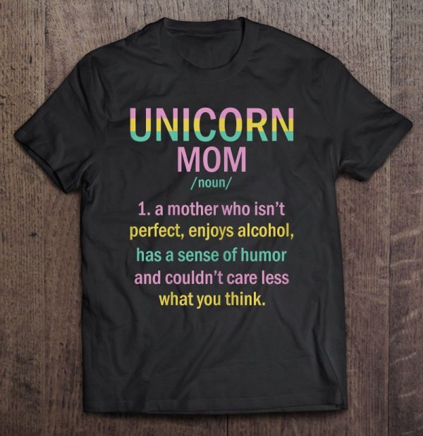 Womens Unicorn Mom Noun Gift Idea Christmas Birthday Lover