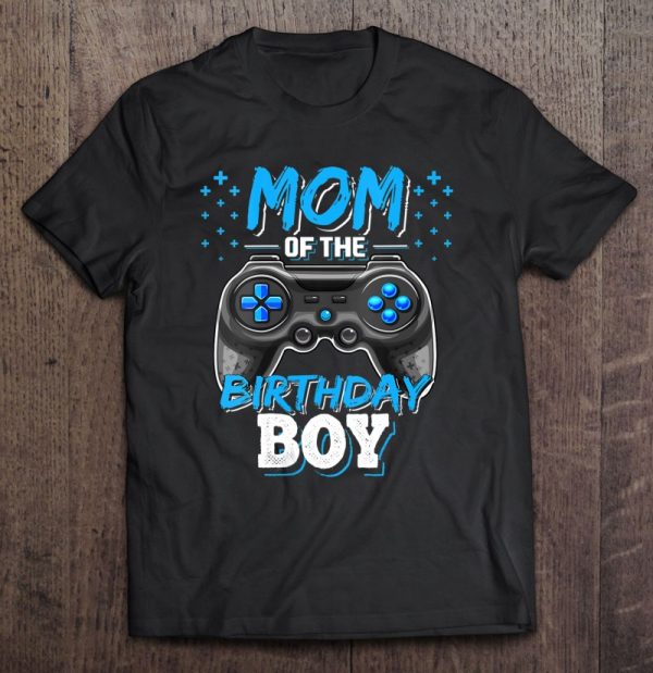 Womens Mom Of The Birthday Boy Matching Video Game Birthday Party