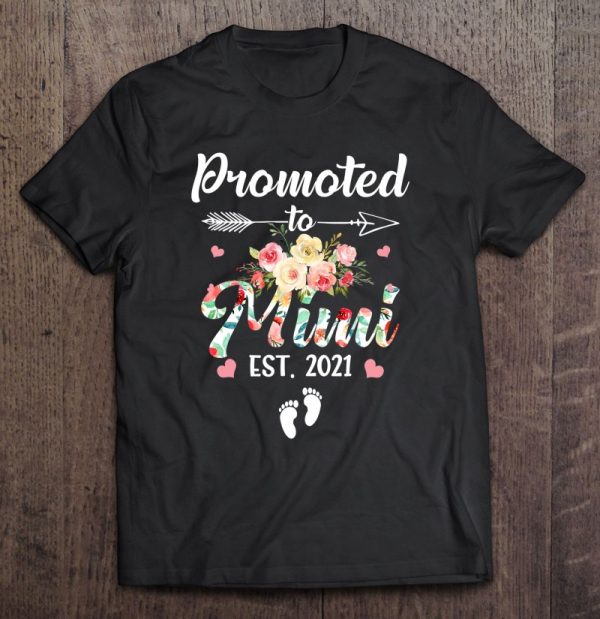 Womens Promoted To Mimi Est 2021 Mother’s Day Gift