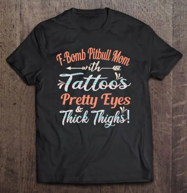 F-Bomb Pitbull Mom With Tattoos Pretty Eyes And Thick Thighs