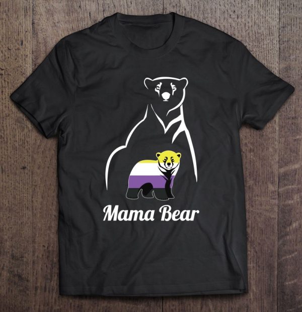 Non-Binary Mama Bear Lgbt Trans Pride Gift