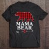Mama Bear Women Red Plaid Christmas Pajama Family Mom Gift