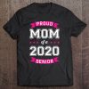 Proud Mom Of A 2020 Senior Pink And White Text Gift