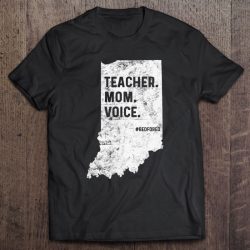 Red For Ed Indiana Teacher Mom Voice Walkout