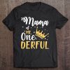 Mama Of Mr Onederful 1St Birthday One-Derful Matching