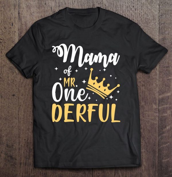 Mama Of Mr Onederful 1St Birthday One-Derful Matching