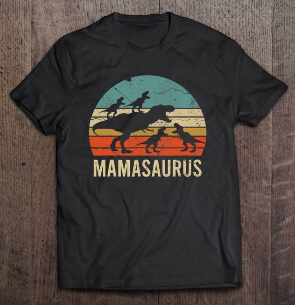 Mommy Mom Mama Dinosaur Funny 4 Four Kid Mamasaurus Diy