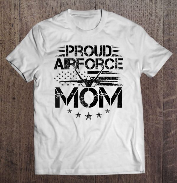 Proud Airforce Mom Military Soldier Mother Pride Gift Raglan Baseball Tee