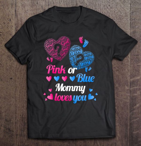Gender Reveal Pink Or Blue Mommy Loves You S Family