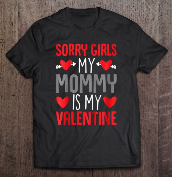 Kids Valentines Day Toddler Boys Shirt Mommy Is My Valentine Kids