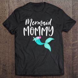 Womens Mom Birthday Party Outfit Dad Momma Girl Mermaid Mommy